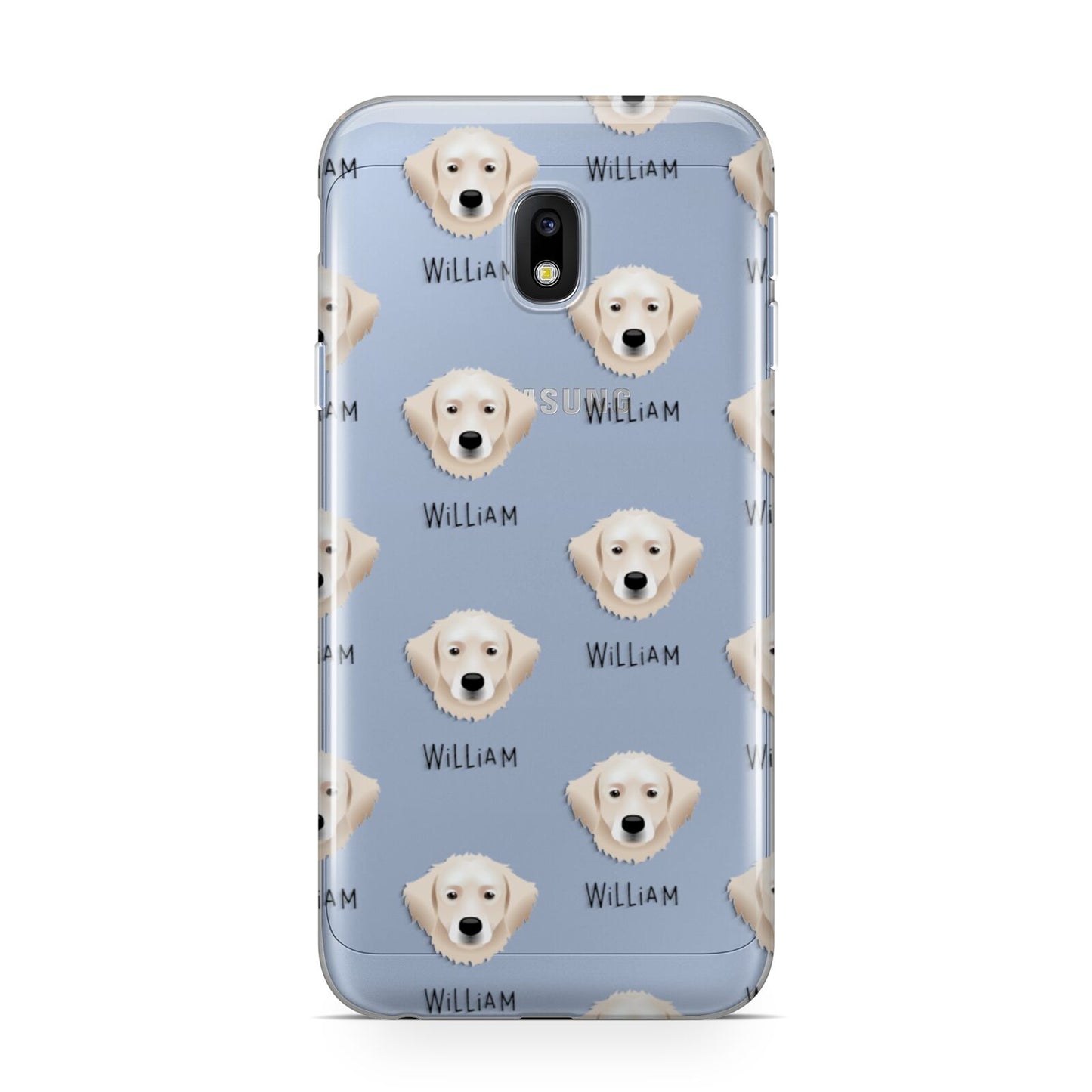 Hungarian Kuvasz Icon with Name Samsung Galaxy J3 2017 Case