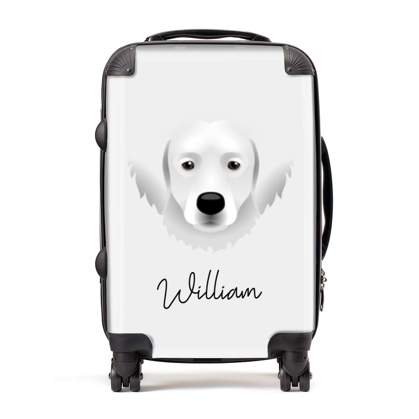 Hungarian Kuvasz Personalised Suitcase