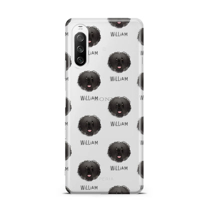 Hungarian Puli Icon with Name Sony Xperia 10 III Case