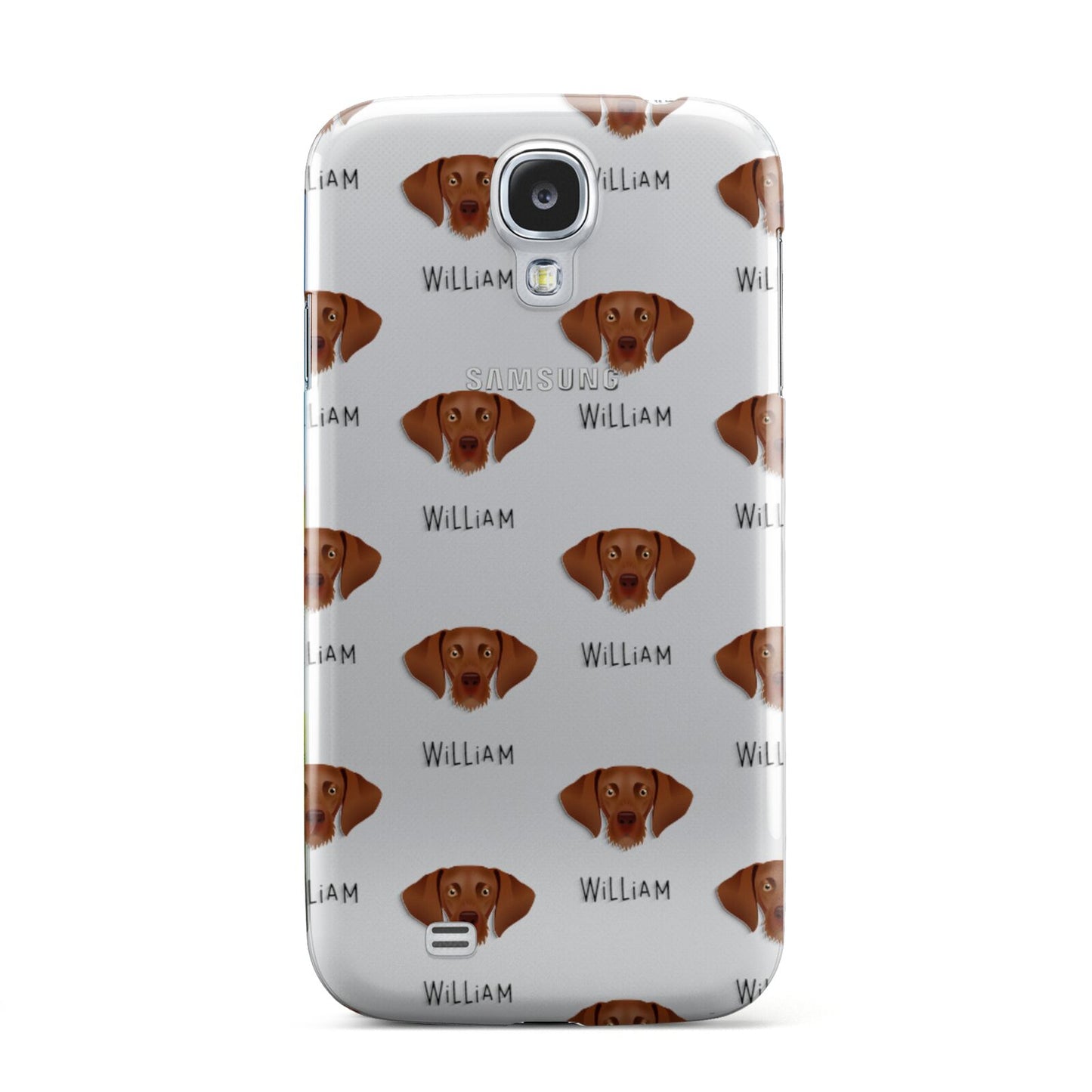 Hungarian Vizsla Icon with Name Samsung Galaxy S4 Case