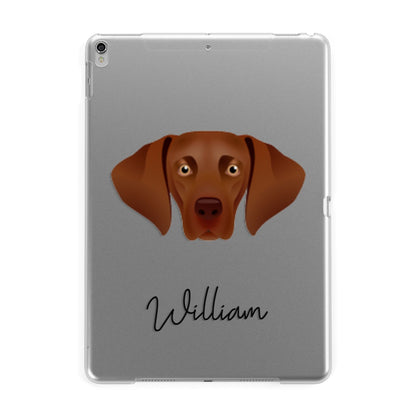 Hungarian Vizsla Personalised Apple iPad Silver Case