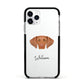 Hungarian Vizsla Personalised Apple iPhone 11 Pro in Silver with Black Impact Case