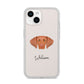 Hungarian Vizsla Personalised iPhone 14 Clear Tough Case Starlight