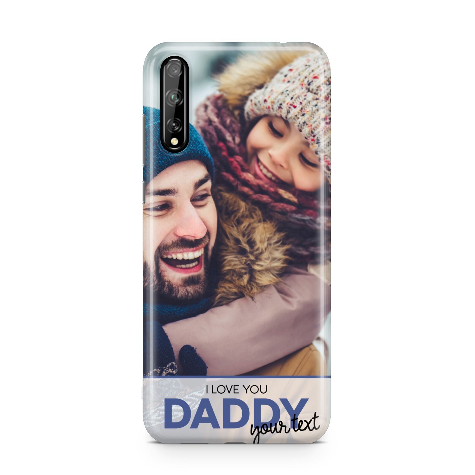 I Love You Daddy Personalised Photo Upload and Name Huawei Enjoy 10s Phone Case