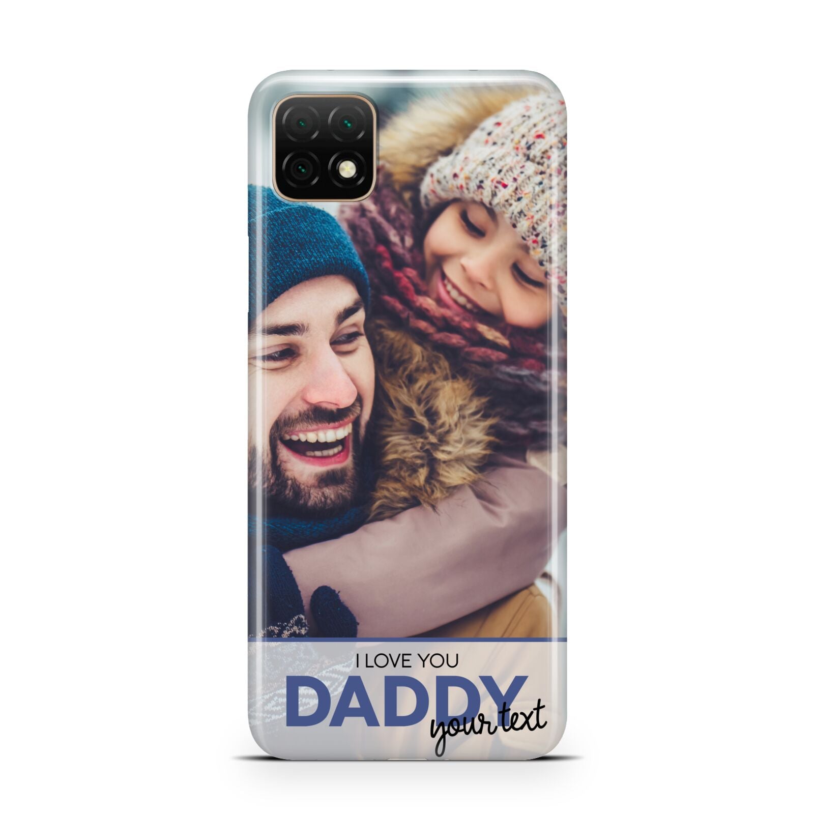 I Love You Daddy Personalised Photo Upload and Name Huawei Enjoy 20 Phone Case