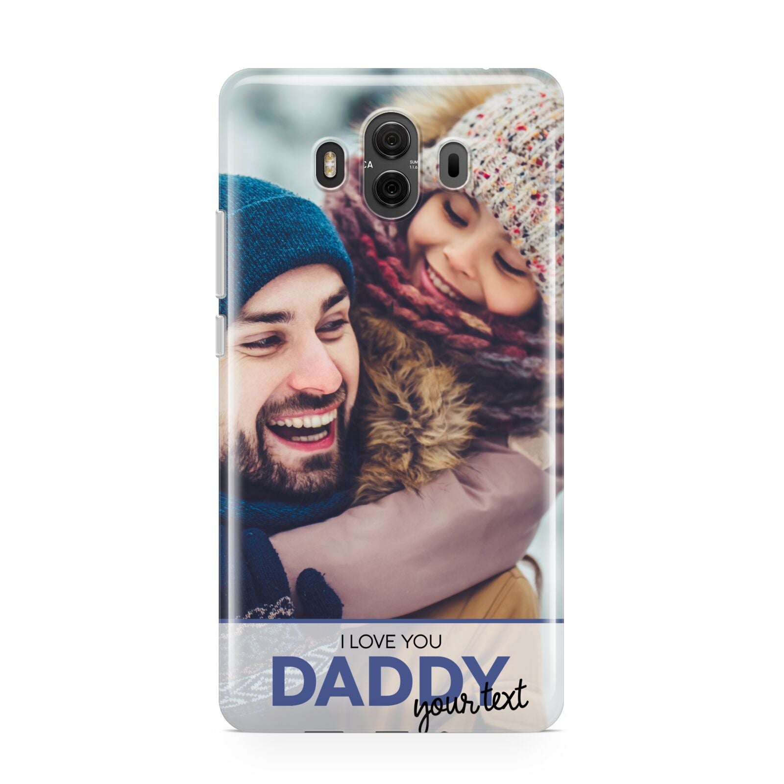 I Love You Daddy Personalised Photo Upload and Name Huawei Mate 10 Protective Phone Case