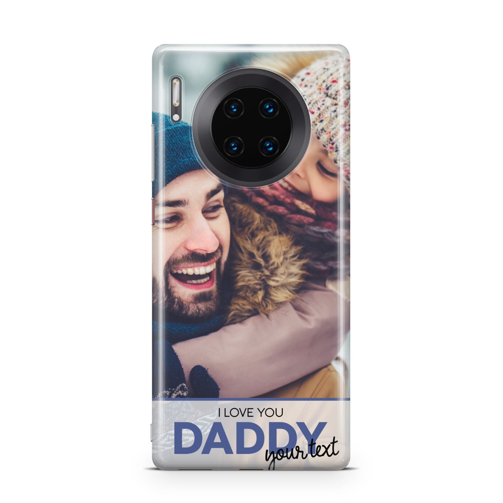 I Love You Daddy Personalised Photo Upload and Name Huawei Mate 30 Pro Phone Case