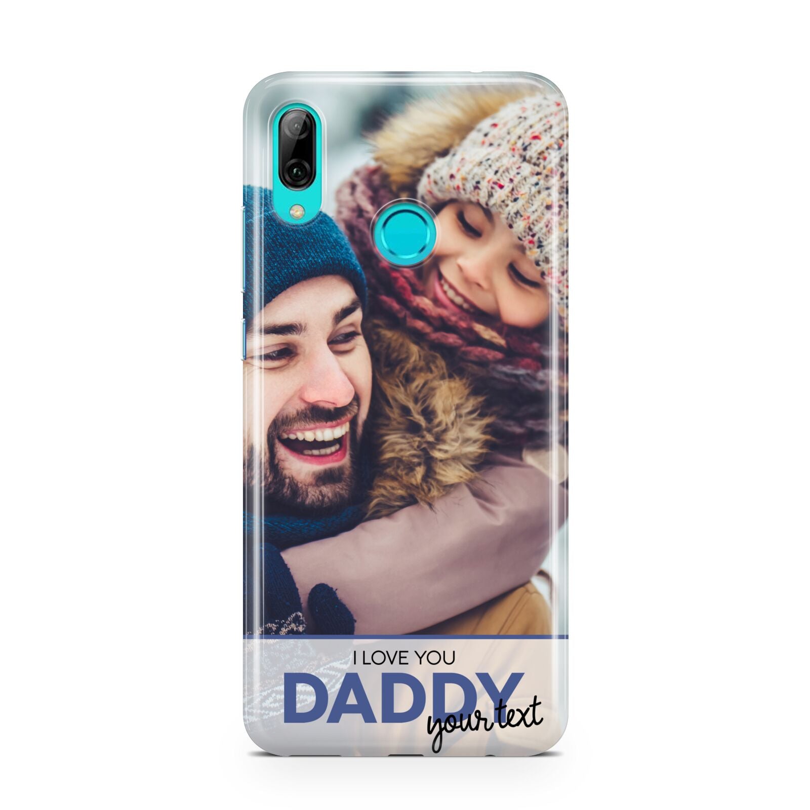 I Love You Daddy Personalised Photo Upload and Name Huawei P Smart 2019 Case