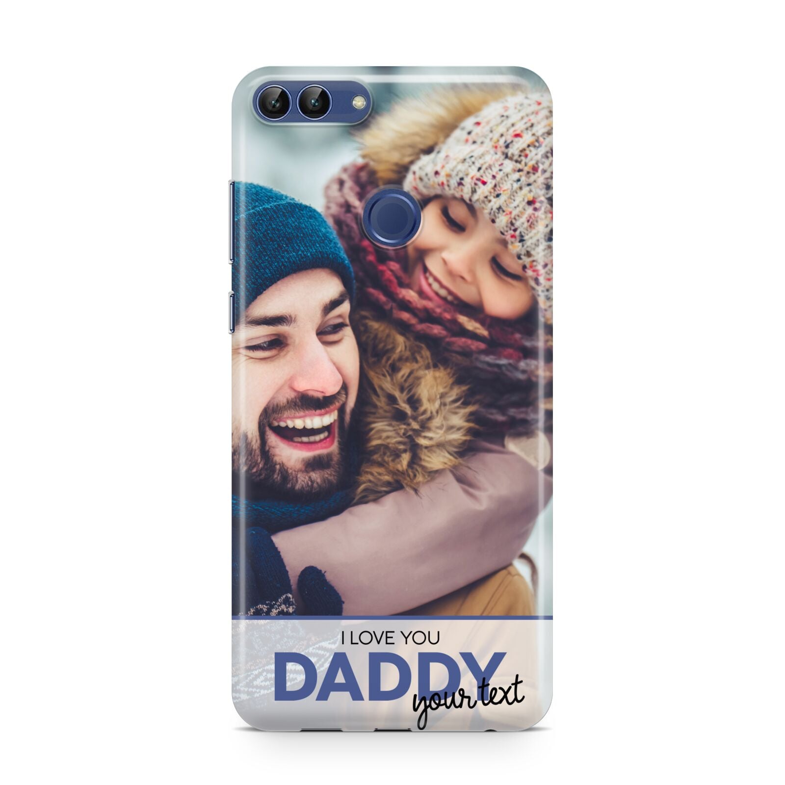 I Love You Daddy Personalised Photo Upload and Name Huawei P Smart Case