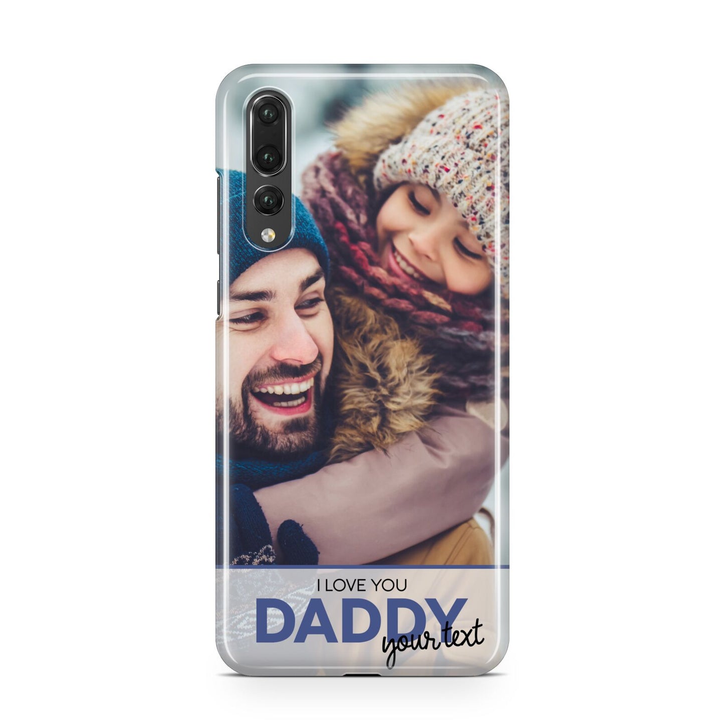 I Love You Daddy Personalised Photo Upload and Name Huawei P20 Pro Phone Case