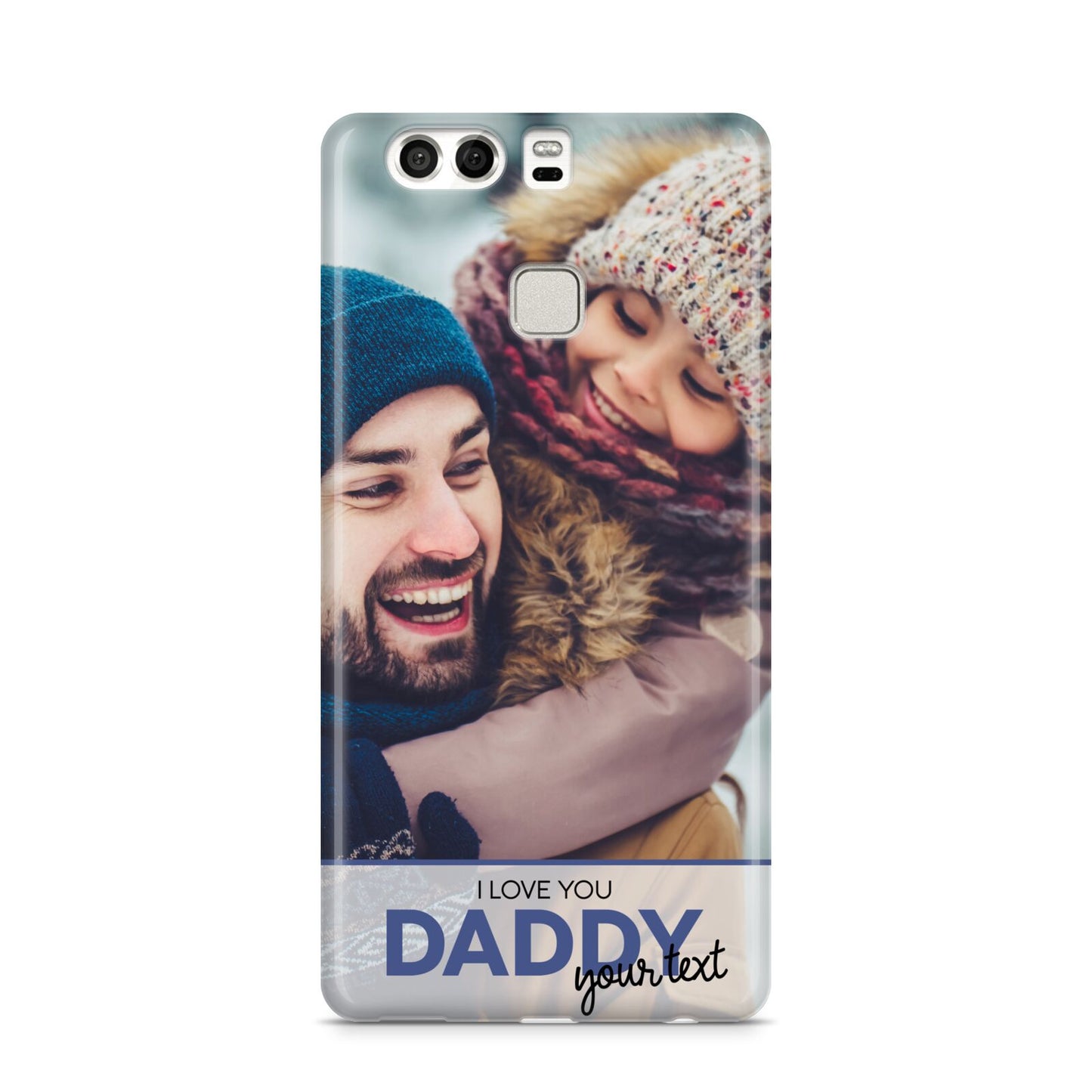 I Love You Daddy Personalised Photo Upload and Name Huawei P9 Case