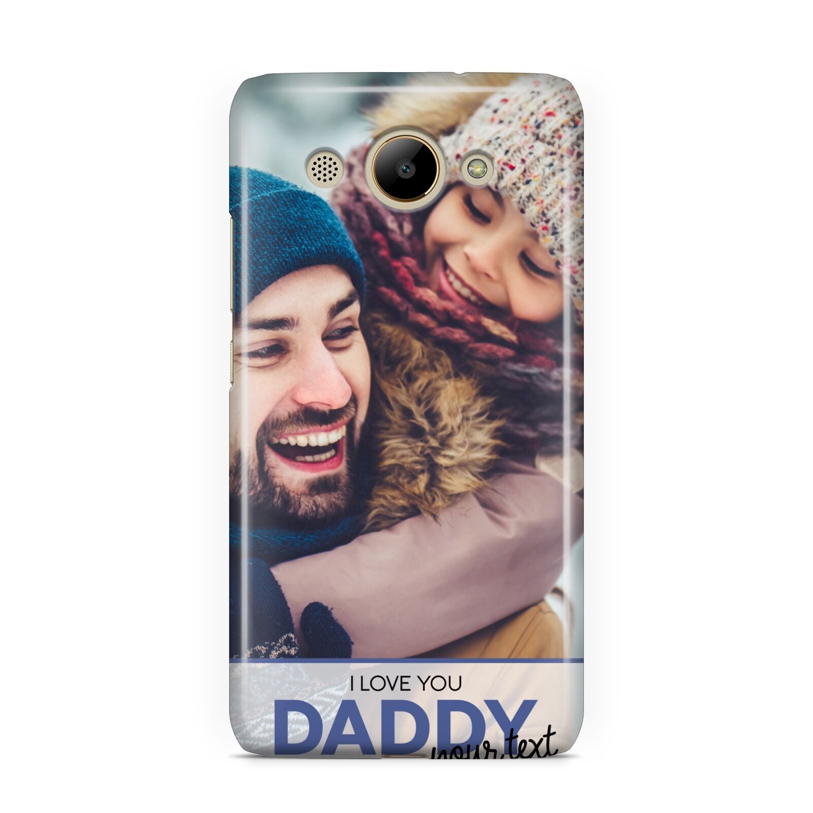 I Love You Daddy Personalised Photo Upload and Name Huawei Y3 2017