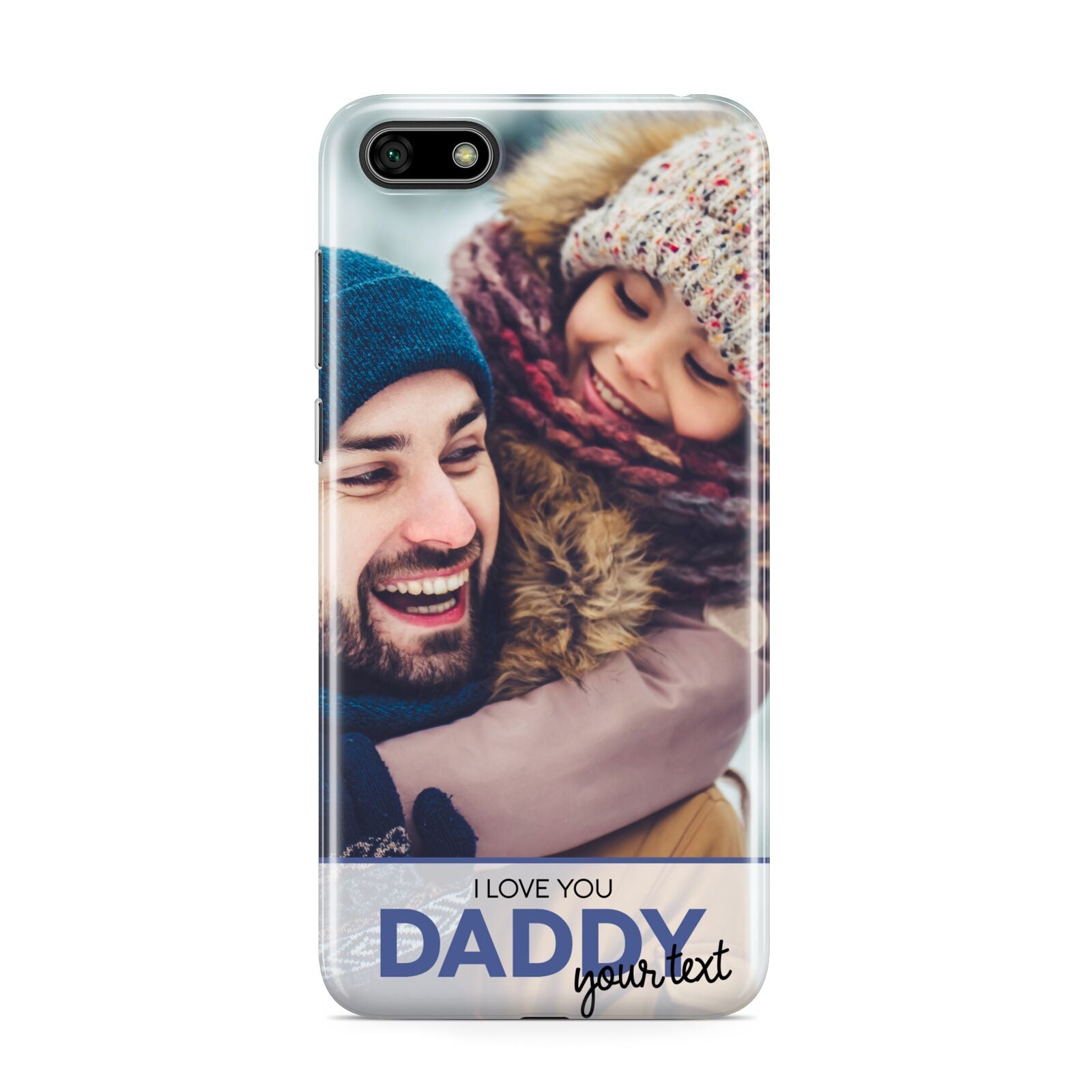 I Love You Daddy Personalised Photo Upload and Name Huawei Y5 Prime 2018 Phone Case