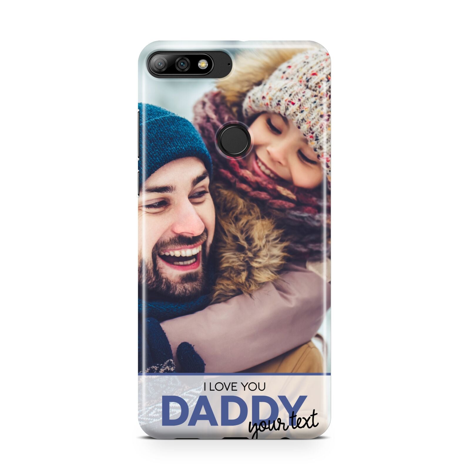 I Love You Daddy Personalised Photo Upload and Name Huawei Y7 2018