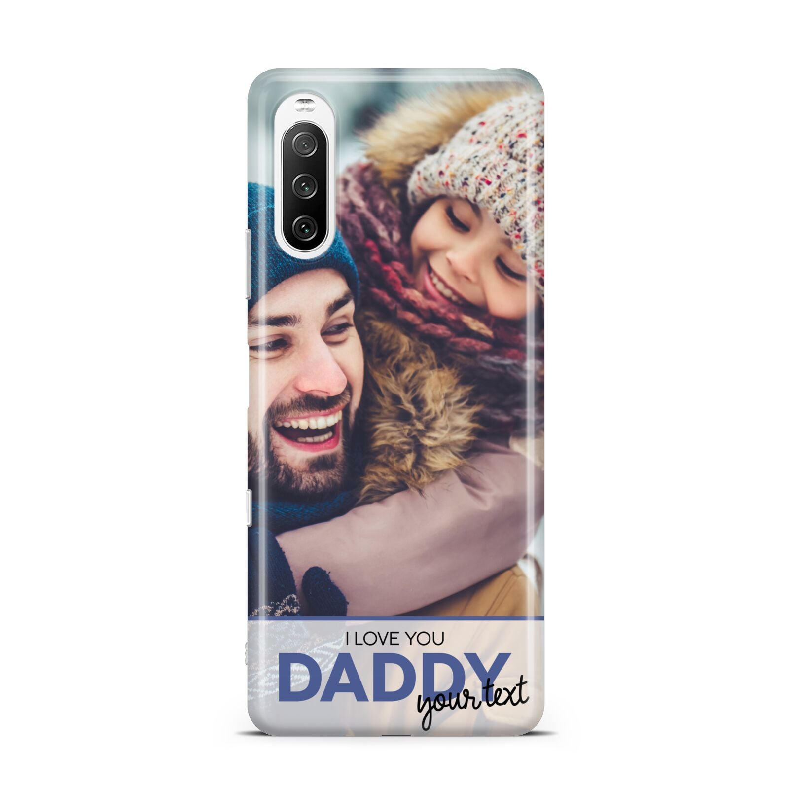 I Love You Daddy Personalised Photo Upload and Name Sony Xperia 10 III Case