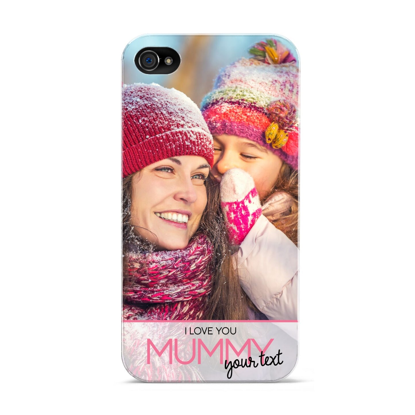 I Love You Mummy Personalised Photo Upload with Text Apple iPhone 4s Case