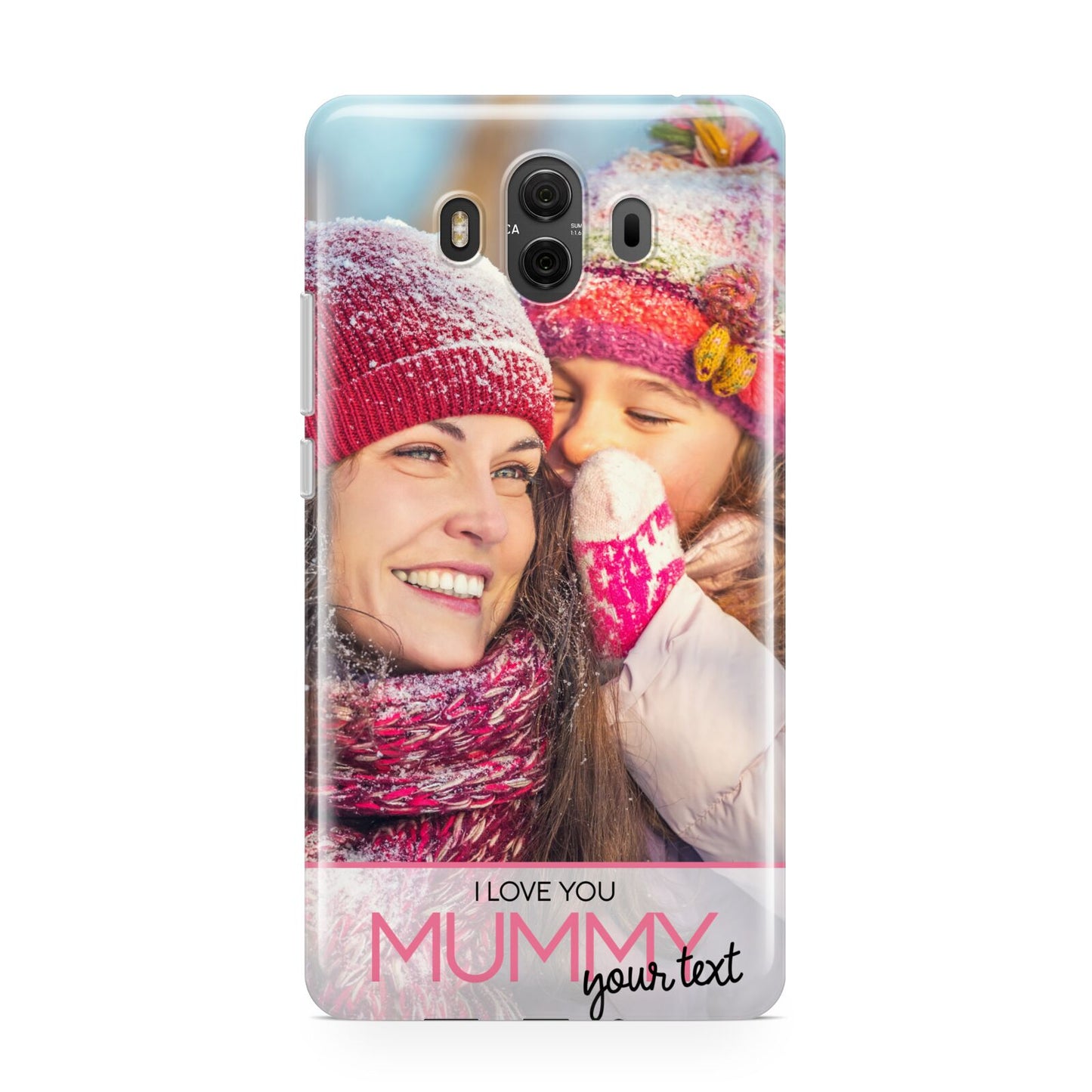 I Love You Mummy Personalised Photo Upload with Text Huawei Mate 10 Protective Phone Case