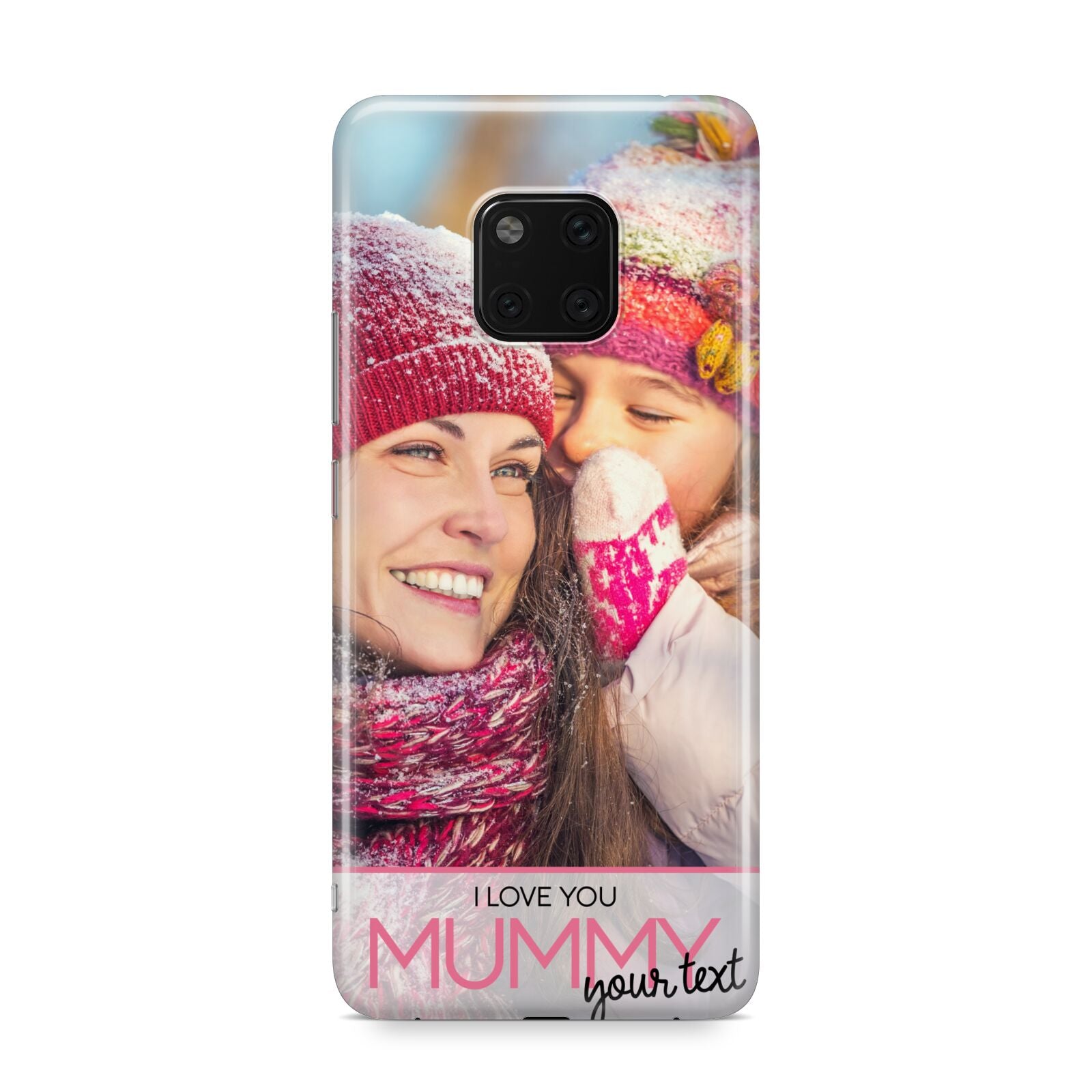 I Love You Mummy Personalised Photo Upload with Text Huawei Mate 20 Pro Phone Case