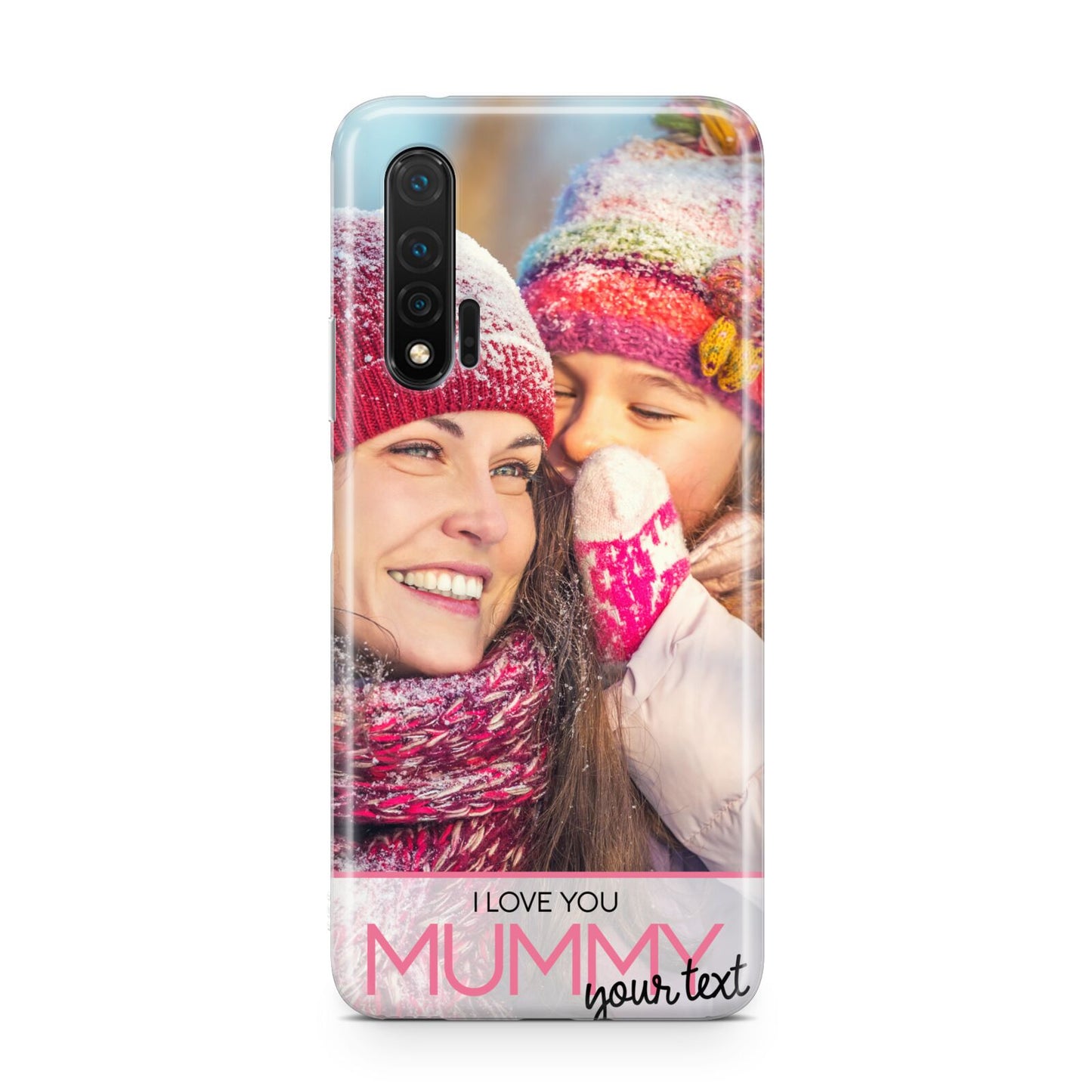 I Love You Mummy Personalised Photo Upload with Text Huawei Nova 6 Phone Case