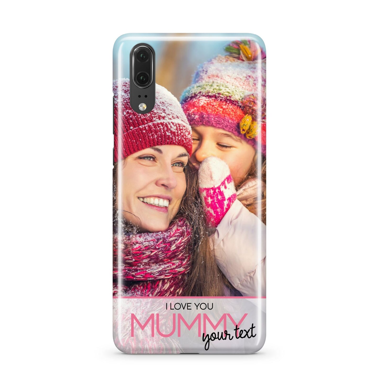 I Love You Mummy Personalised Photo Upload with Text Huawei P20 Phone Case