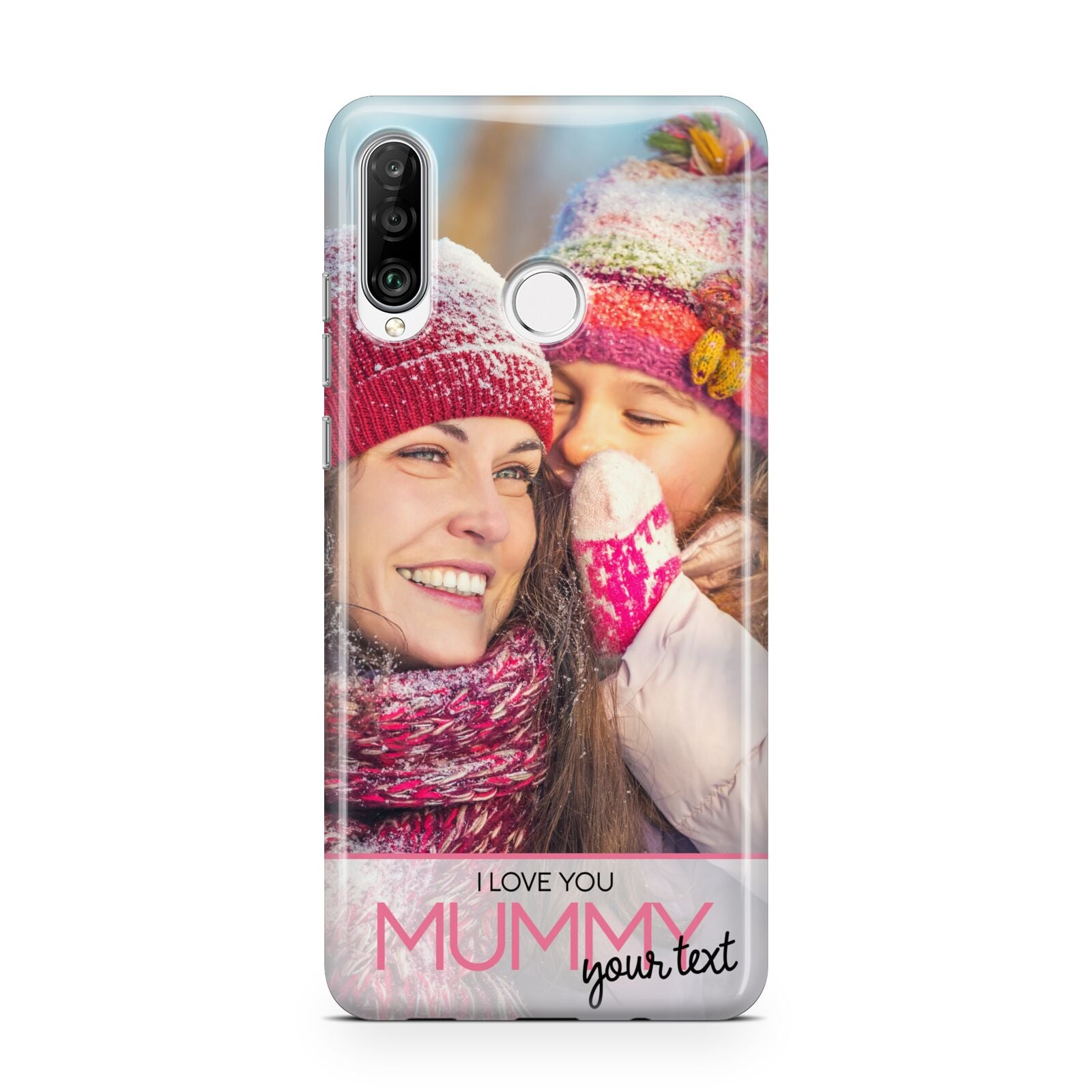 I Love You Mummy Personalised Photo Upload with Text Huawei P30 Lite Phone Case