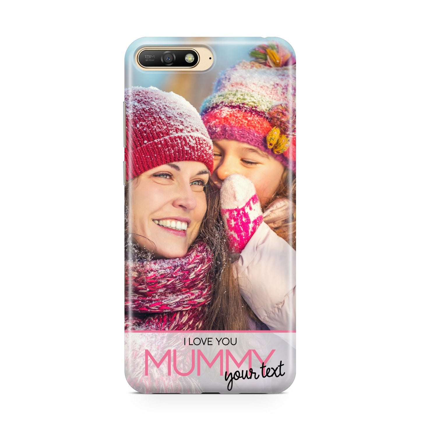 I Love You Mummy Personalised Photo Upload with Text Huawei Y6 2018