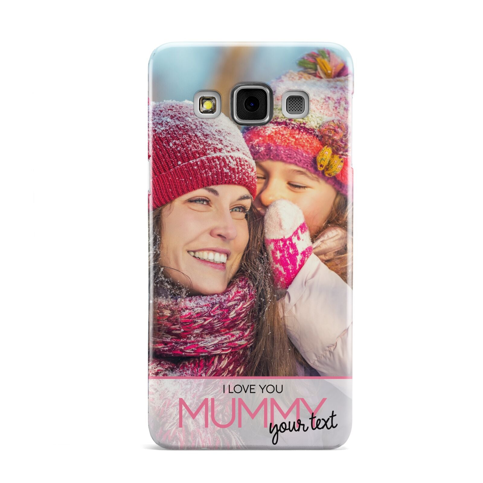 I Love You Mummy Personalised Photo Upload with Text Samsung Galaxy A3 Case