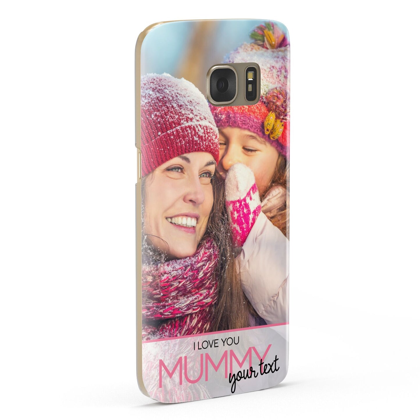 I Love You Mummy Personalised Photo Upload with Text Samsung Galaxy Case Fourty Five Degrees