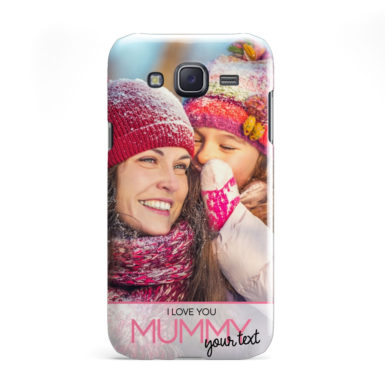 I Love You Mummy Personalised Photo Upload with Text Samsung Galaxy J5 Case