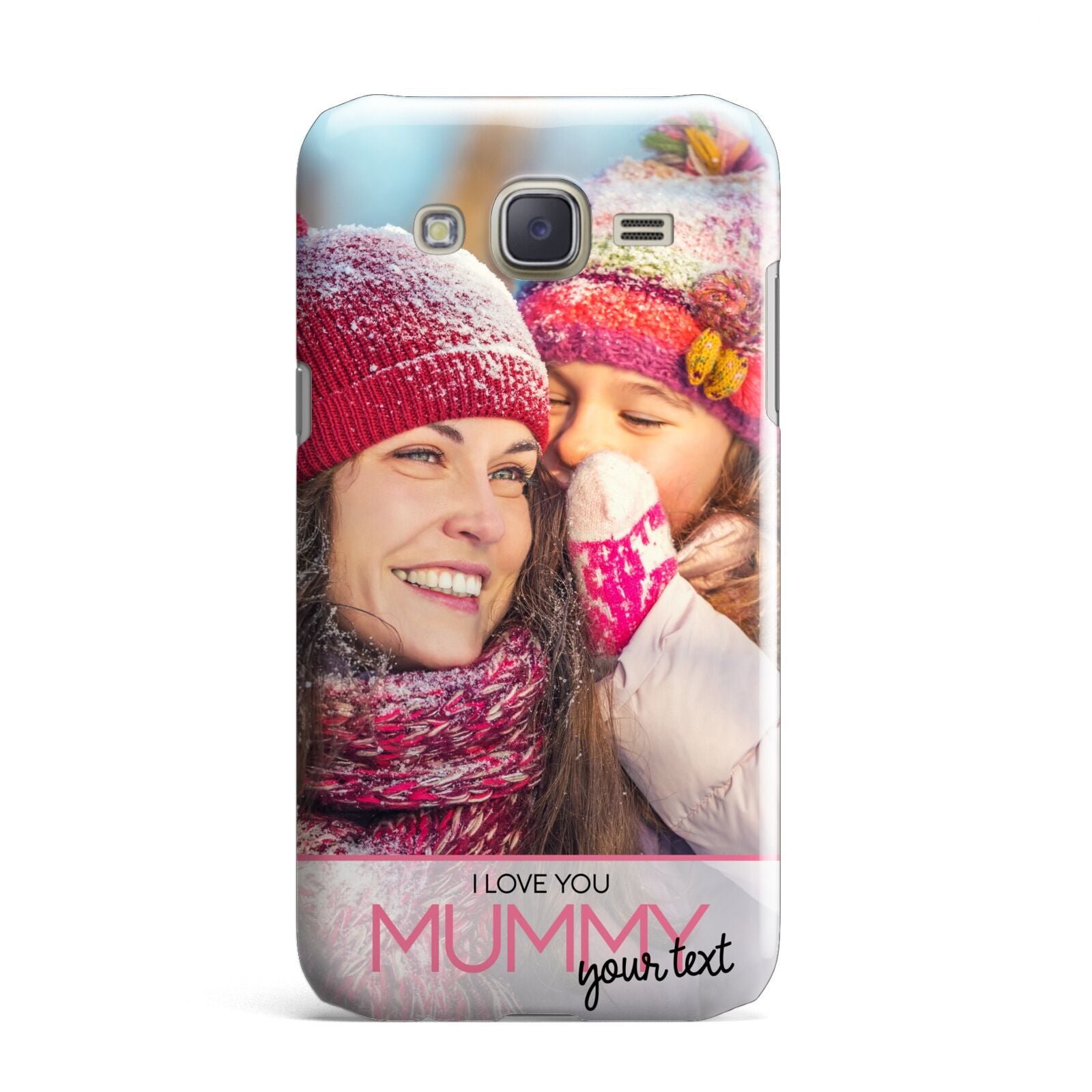 I Love You Mummy Personalised Photo Upload with Text Samsung Galaxy J7 Case