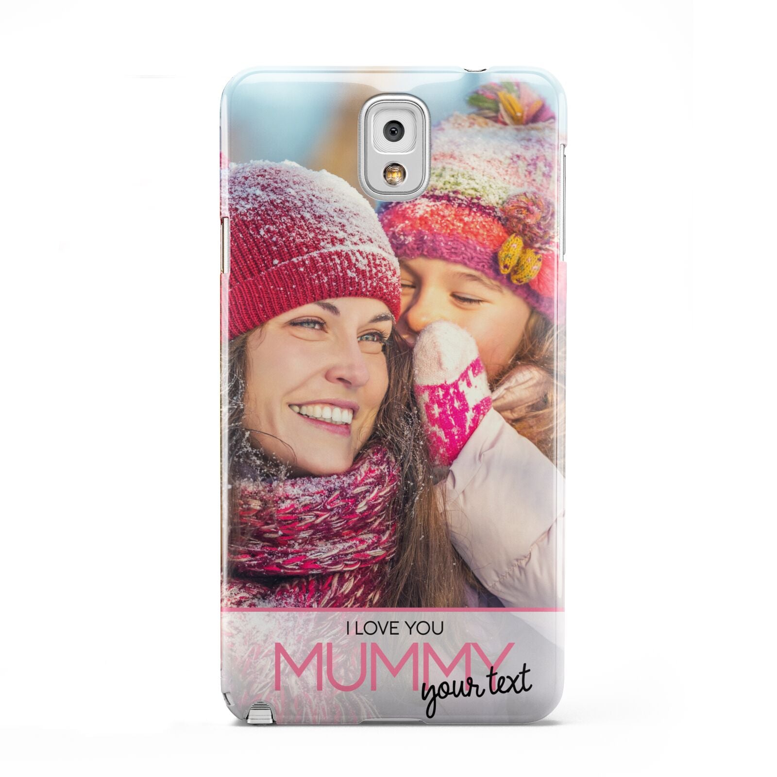 I Love You Mummy Personalised Photo Upload with Text Samsung Galaxy Note 3 Case