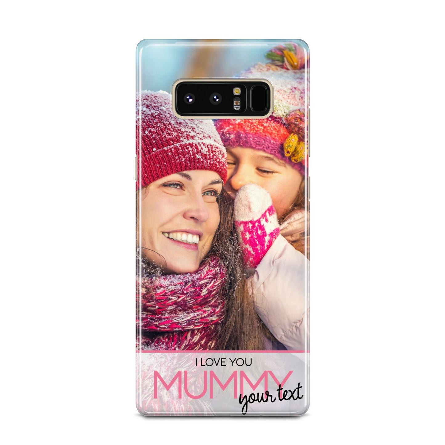 I Love You Mummy Personalised Photo Upload with Text Samsung Galaxy Note 8 Case