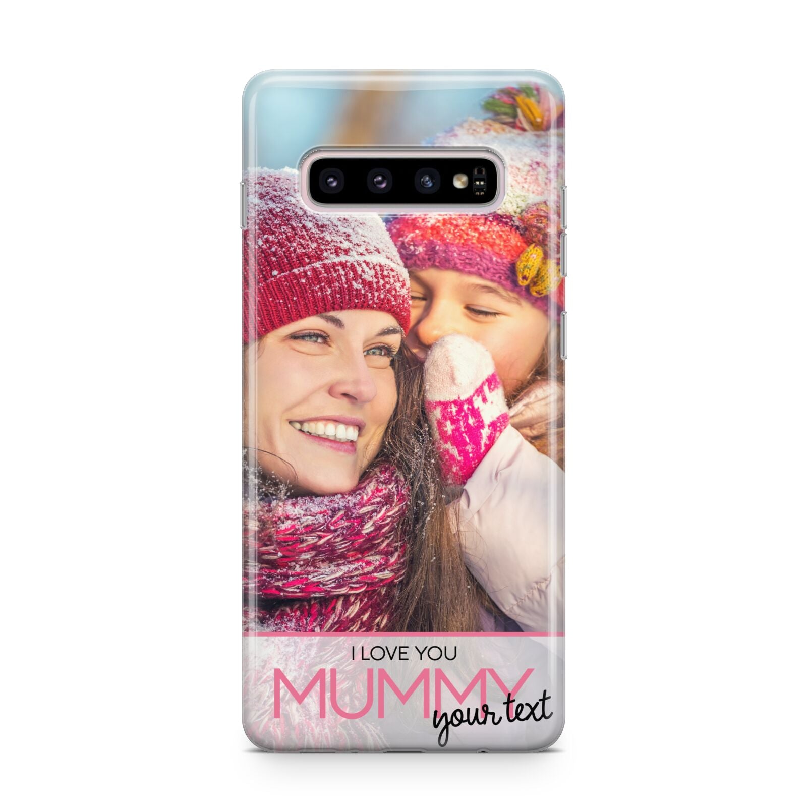 I Love You Mummy Personalised Photo Upload with Text Samsung Galaxy S10 Plus Case