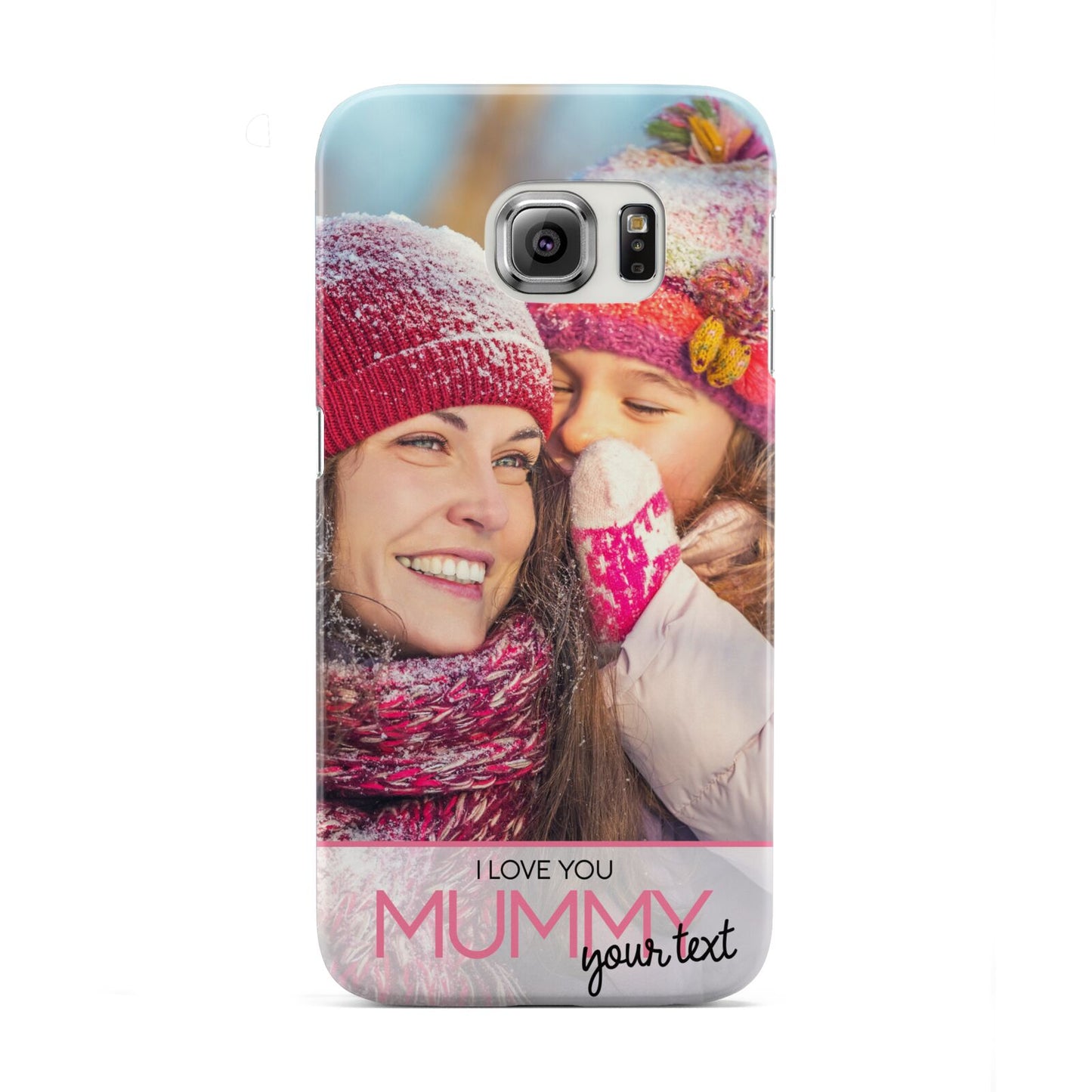 I Love You Mummy Personalised Photo Upload with Text Samsung Galaxy S6 Edge Case