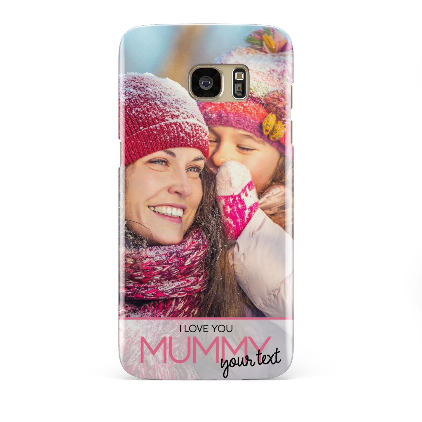 I Love You Mummy Personalised Photo Upload with Text Samsung Galaxy S7 Edge Case