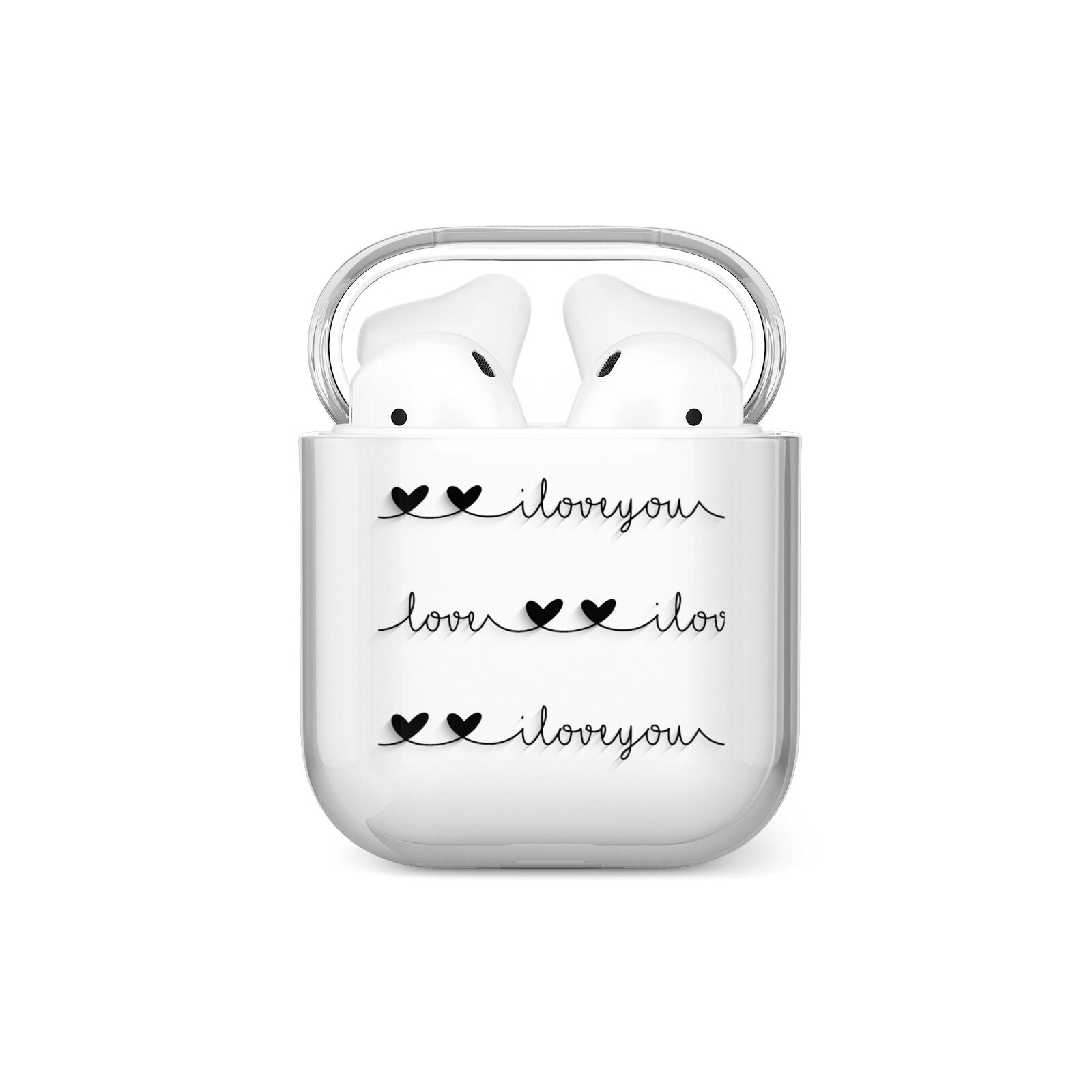 I Love You Repeat AirPods Case