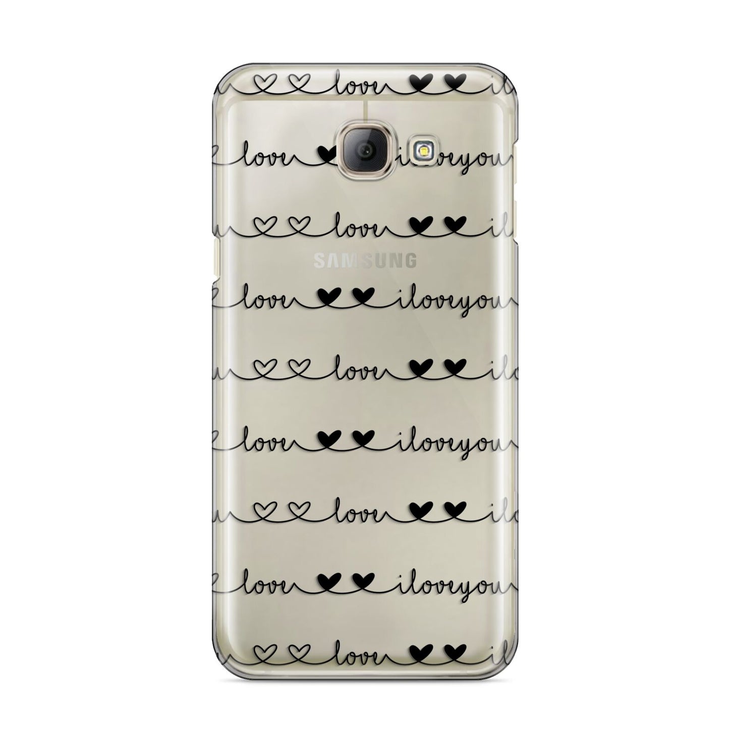 I Love You Repeat Samsung Galaxy A8 2016 Case