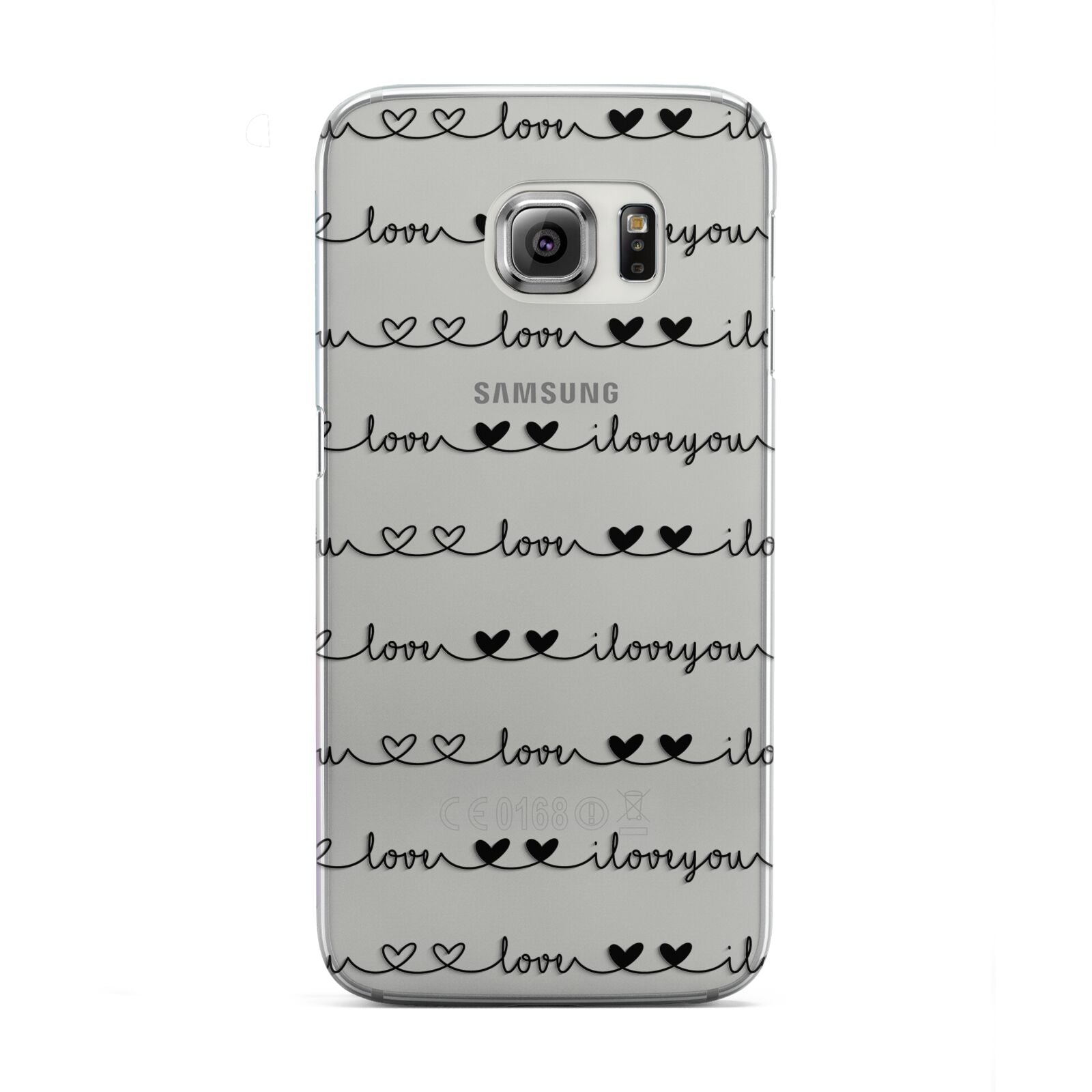 I Love You Repeat Samsung Galaxy S6 Edge Case