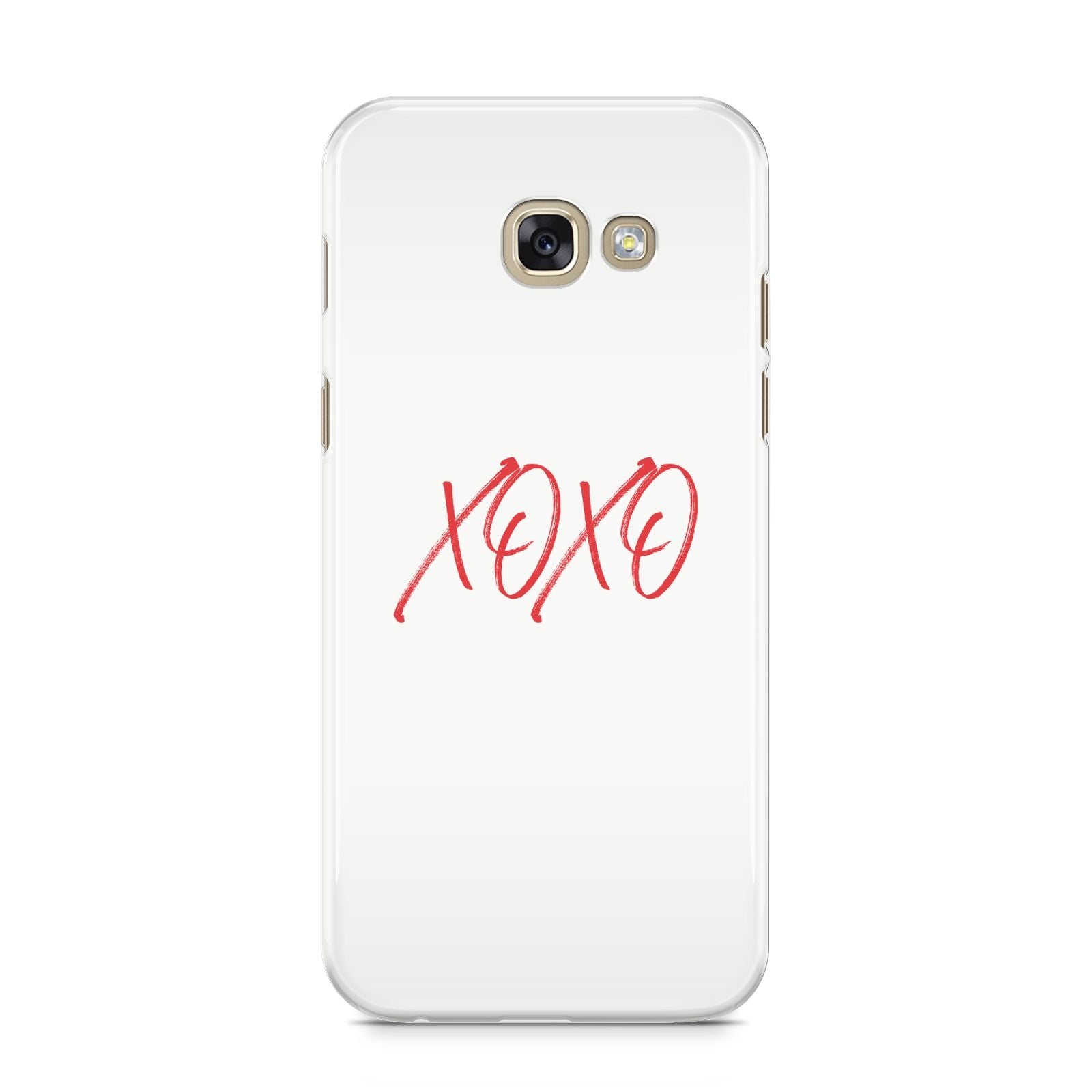 I love you like xo Samsung Galaxy A5 2017 Case on gold phone