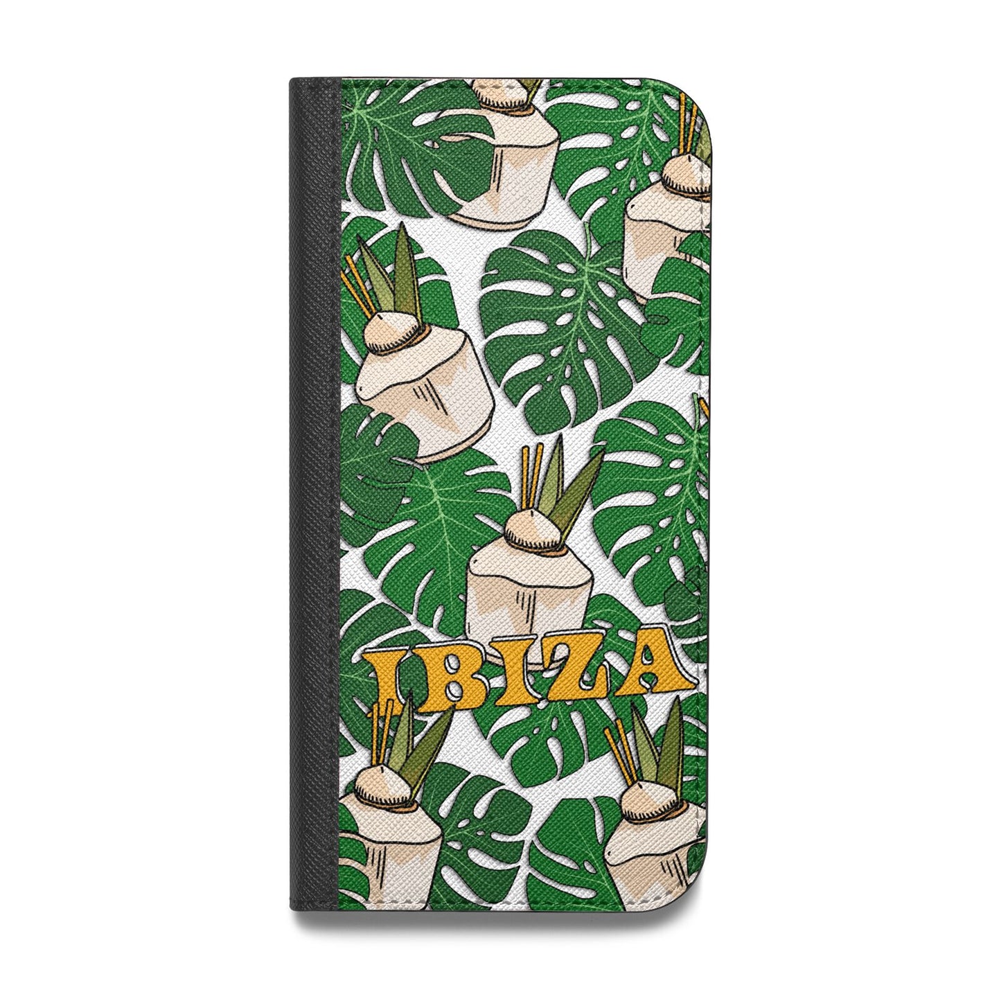 Ibiza Vegan Leather Flip iPhone Case