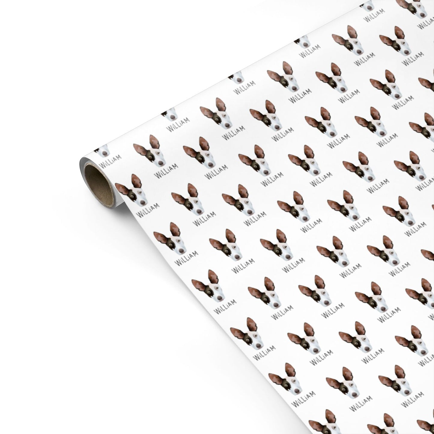 Ibizan Hound Icon with Name Personalised Gift Wrap