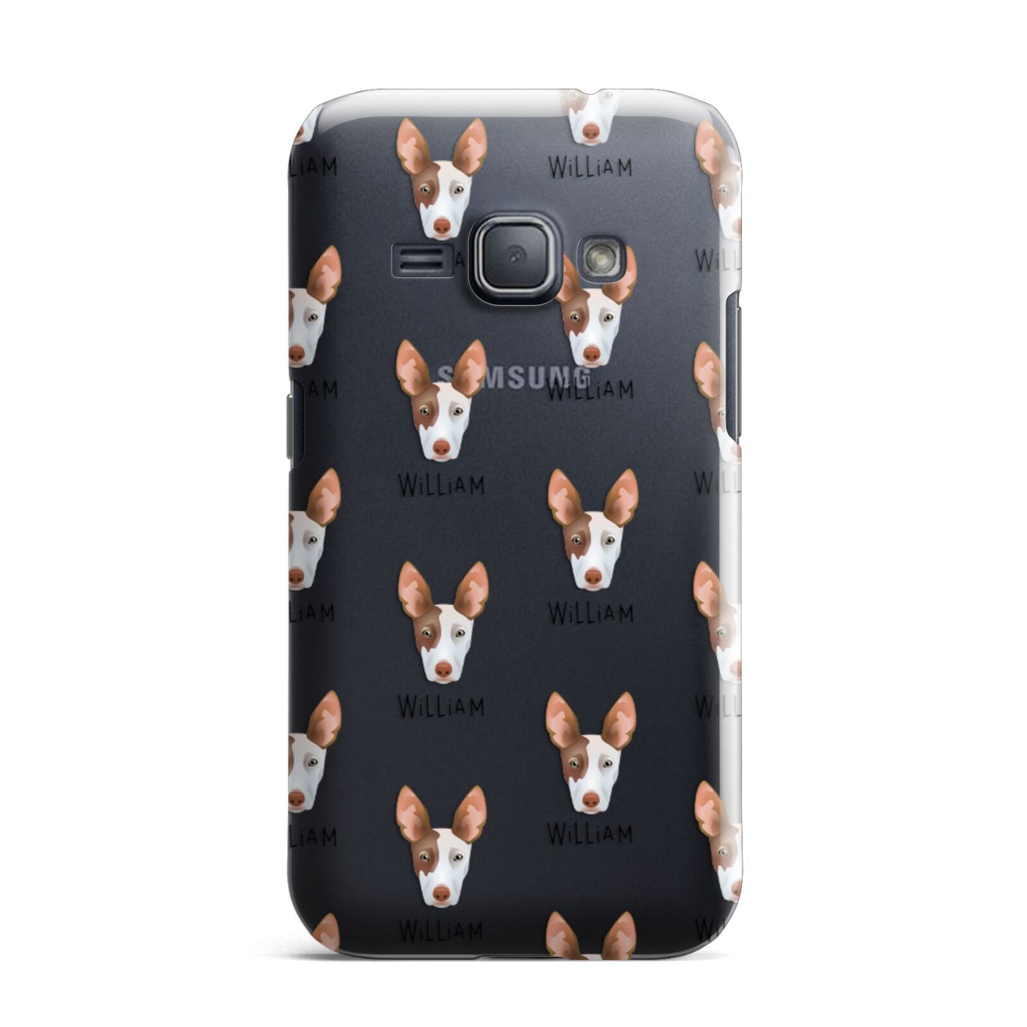 Ibizan Hound Icon with Name Samsung Galaxy J1 2016 Case