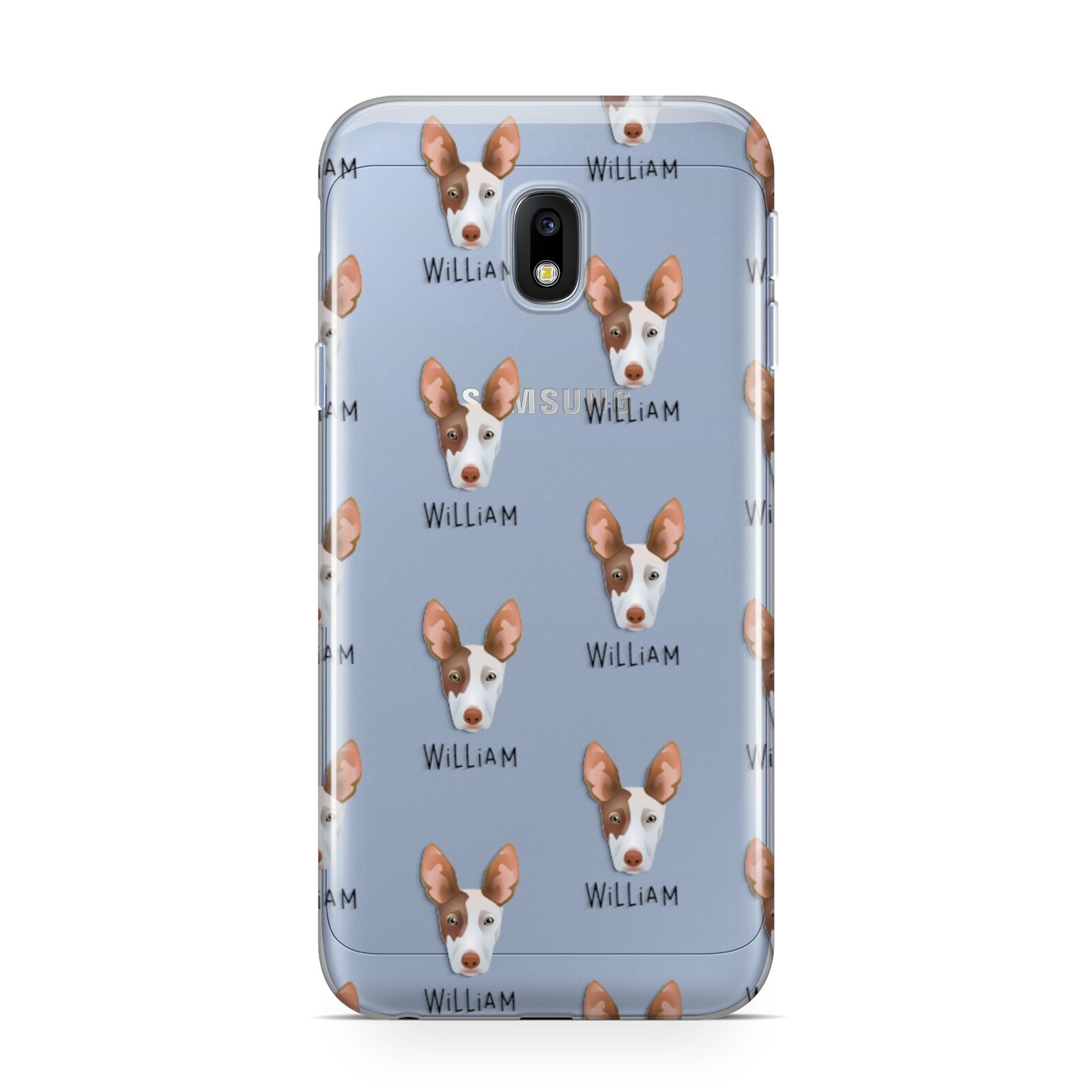 Ibizan Hound Icon with Name Samsung Galaxy J3 2017 Case