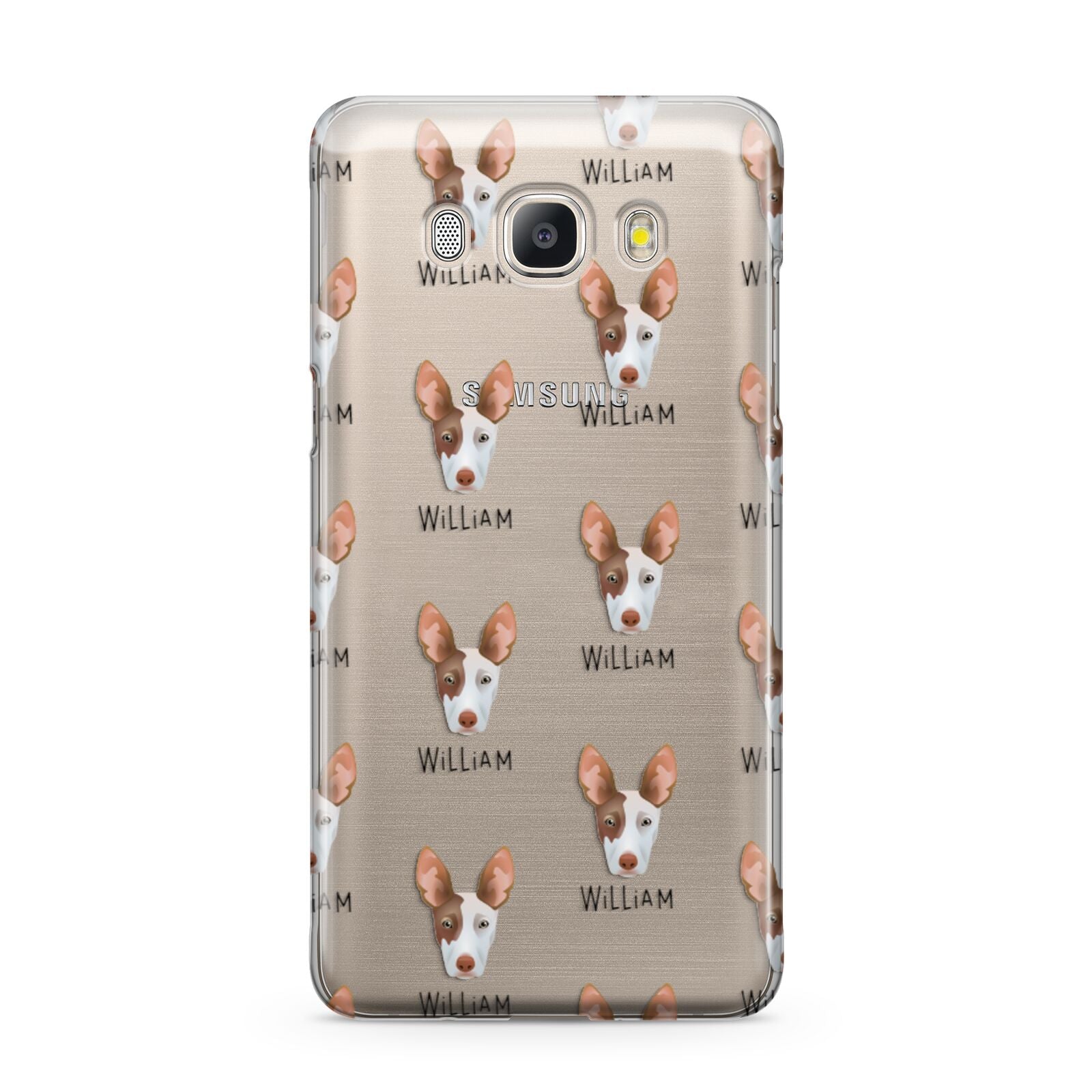 Ibizan Hound Icon with Name Samsung Galaxy J5 2016 Case