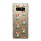 Ibizan Hound Icon with Name Samsung Galaxy Note 8 Case