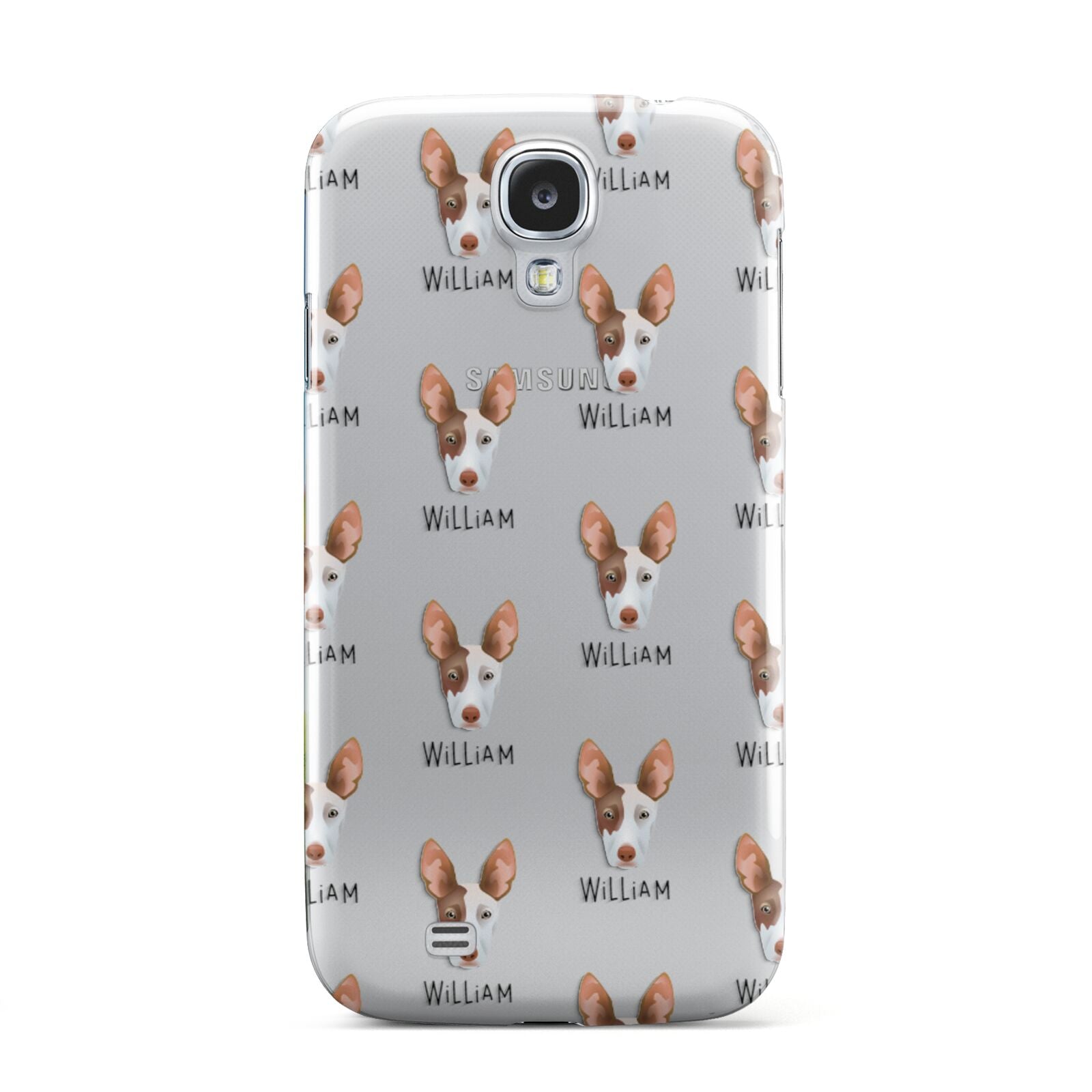 Ibizan Hound Icon with Name Samsung Galaxy S4 Case