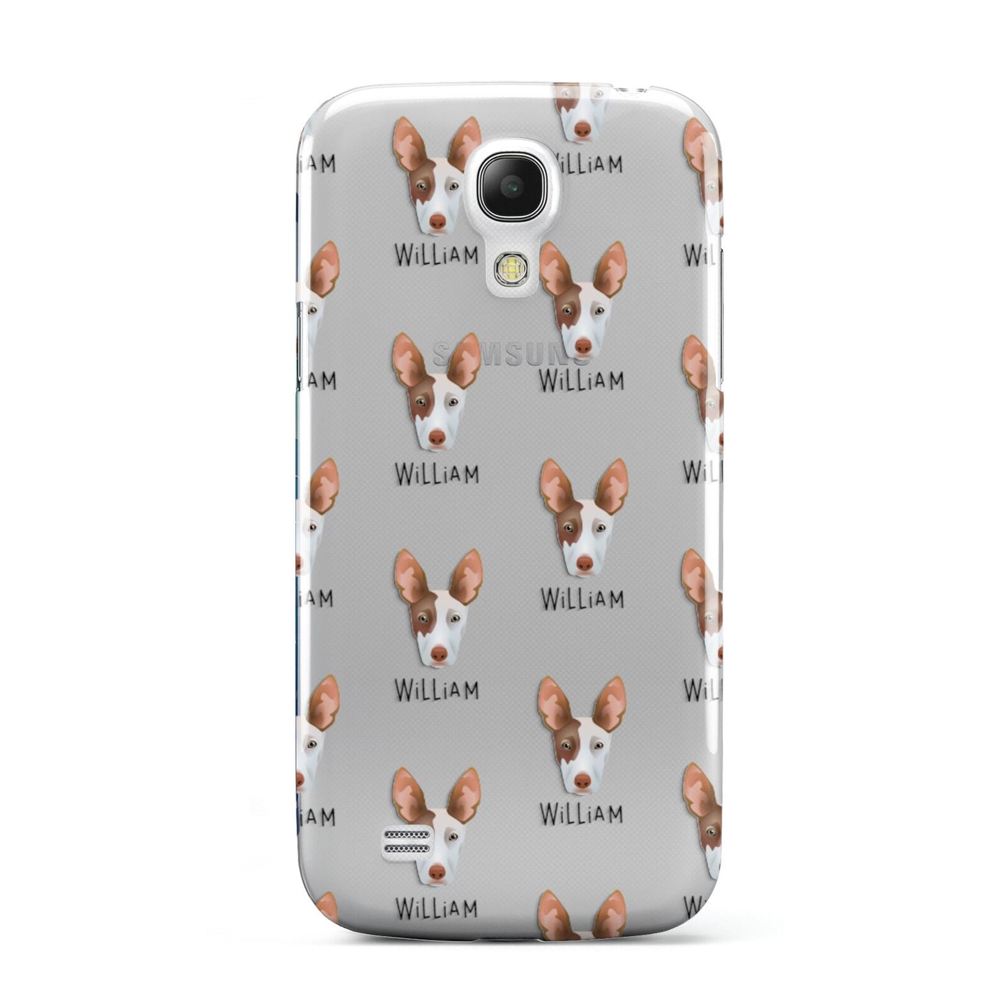 Ibizan Hound Icon with Name Samsung Galaxy S4 Mini Case