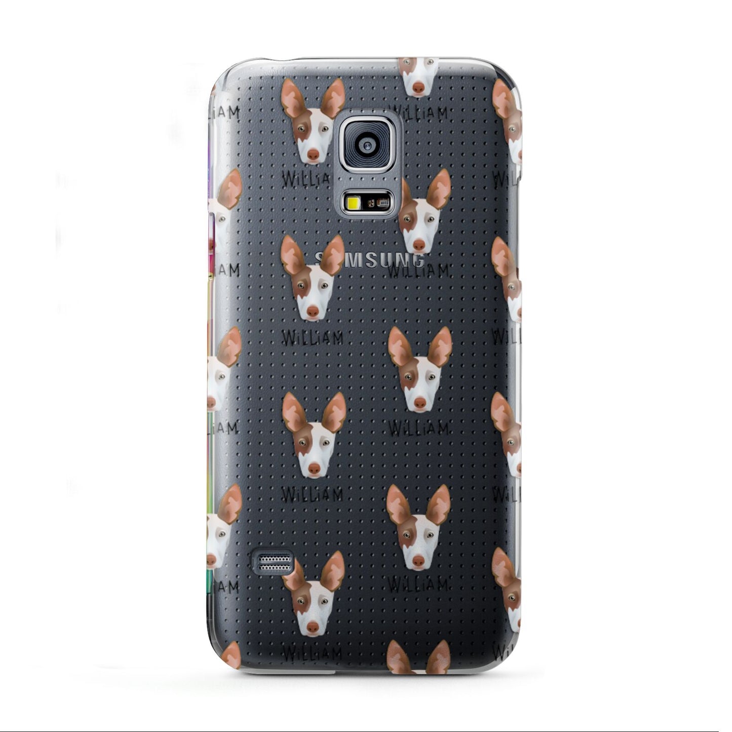 Ibizan Hound Icon with Name Samsung Galaxy S5 Mini Case