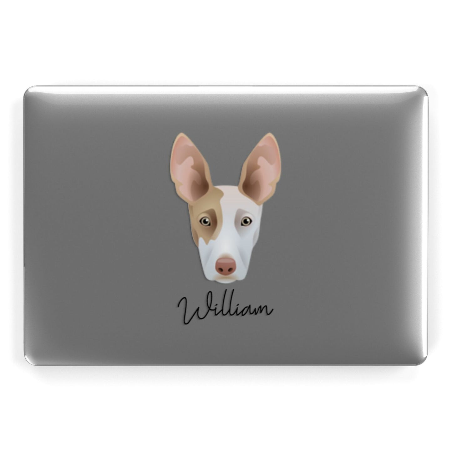 Ibizan Hound Personalised Apple MacBook Case