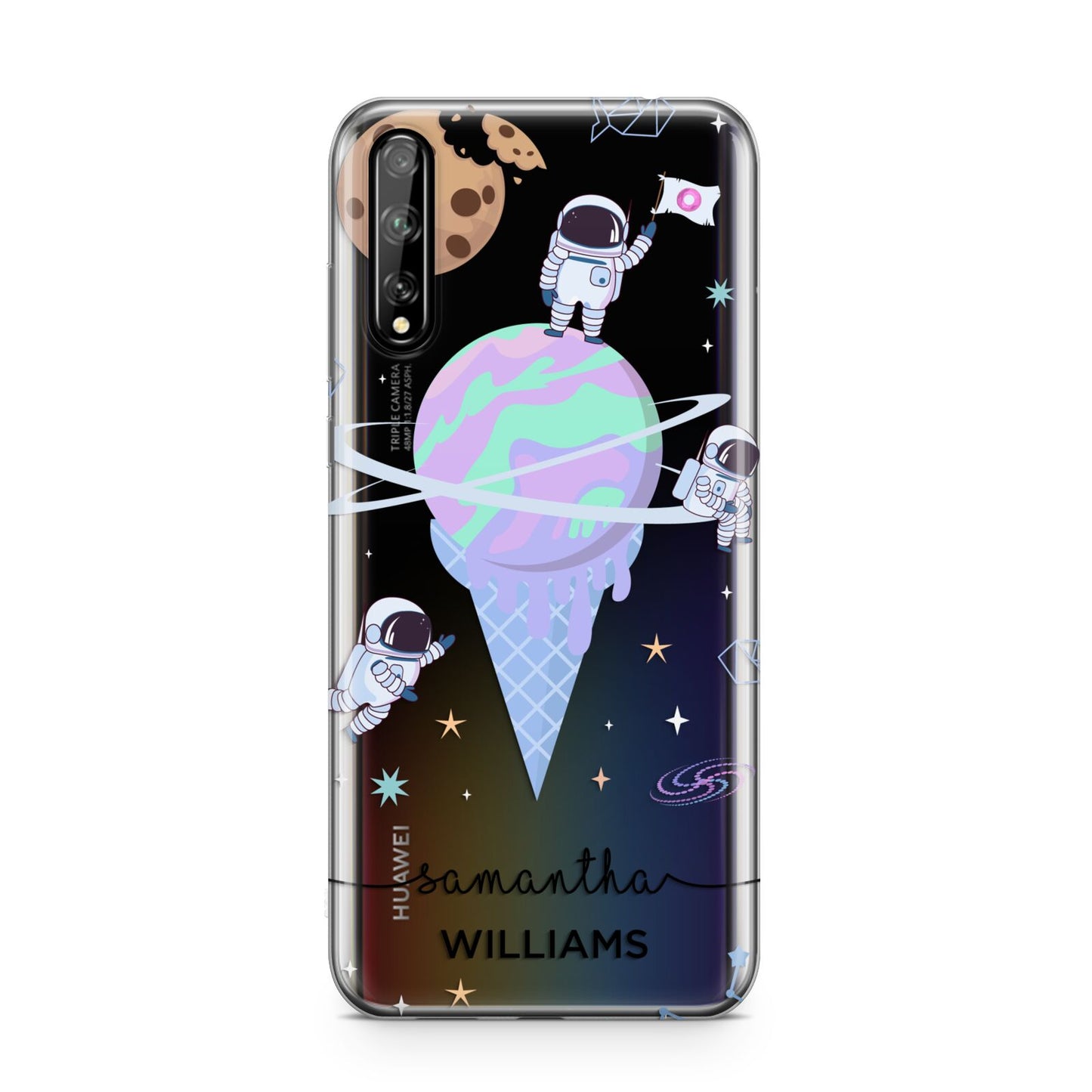 Ice Cream Planets with Name Huawei Enjoy 10s Phone Case